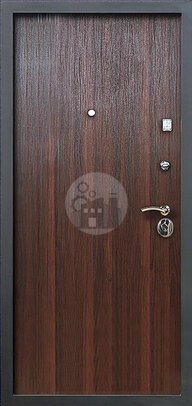 металлическая дверь для дачи, двухсторонняя отделка ламинат - внутренняя часть двери ДВ-850