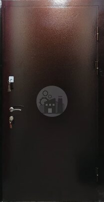 входная дверь с терморазрывом, порошковым покрытием и мдф-шпоном-ДВ-1149